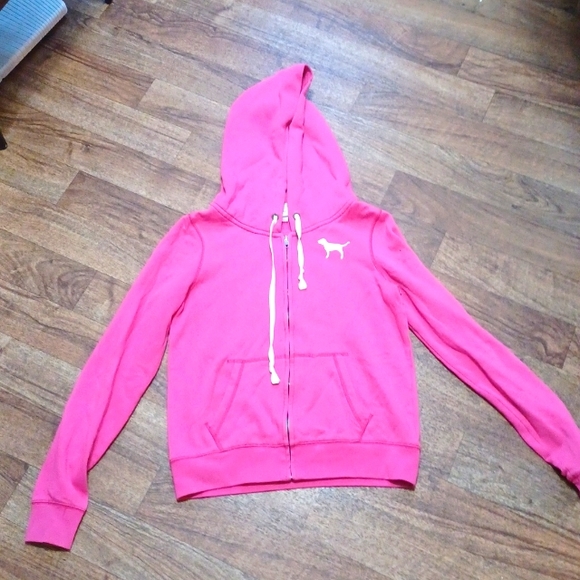 PINK Victoria's Secret Tops - Pink Victoria Secret hoodie size medium
